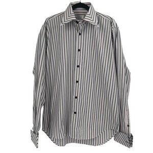 Angelino Italy button down shirt 16 1/2 36/37